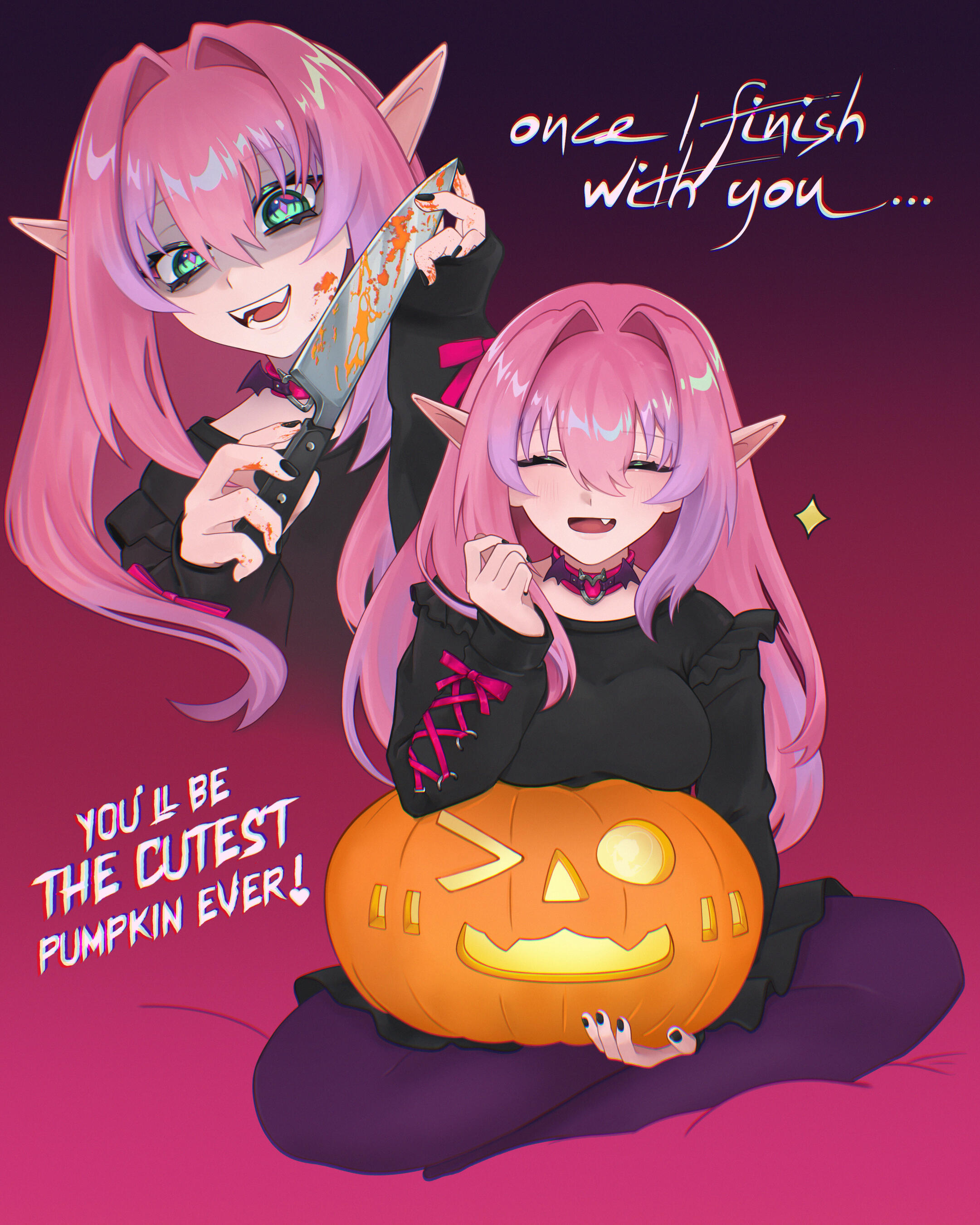 Halloween art - personal work, 2025