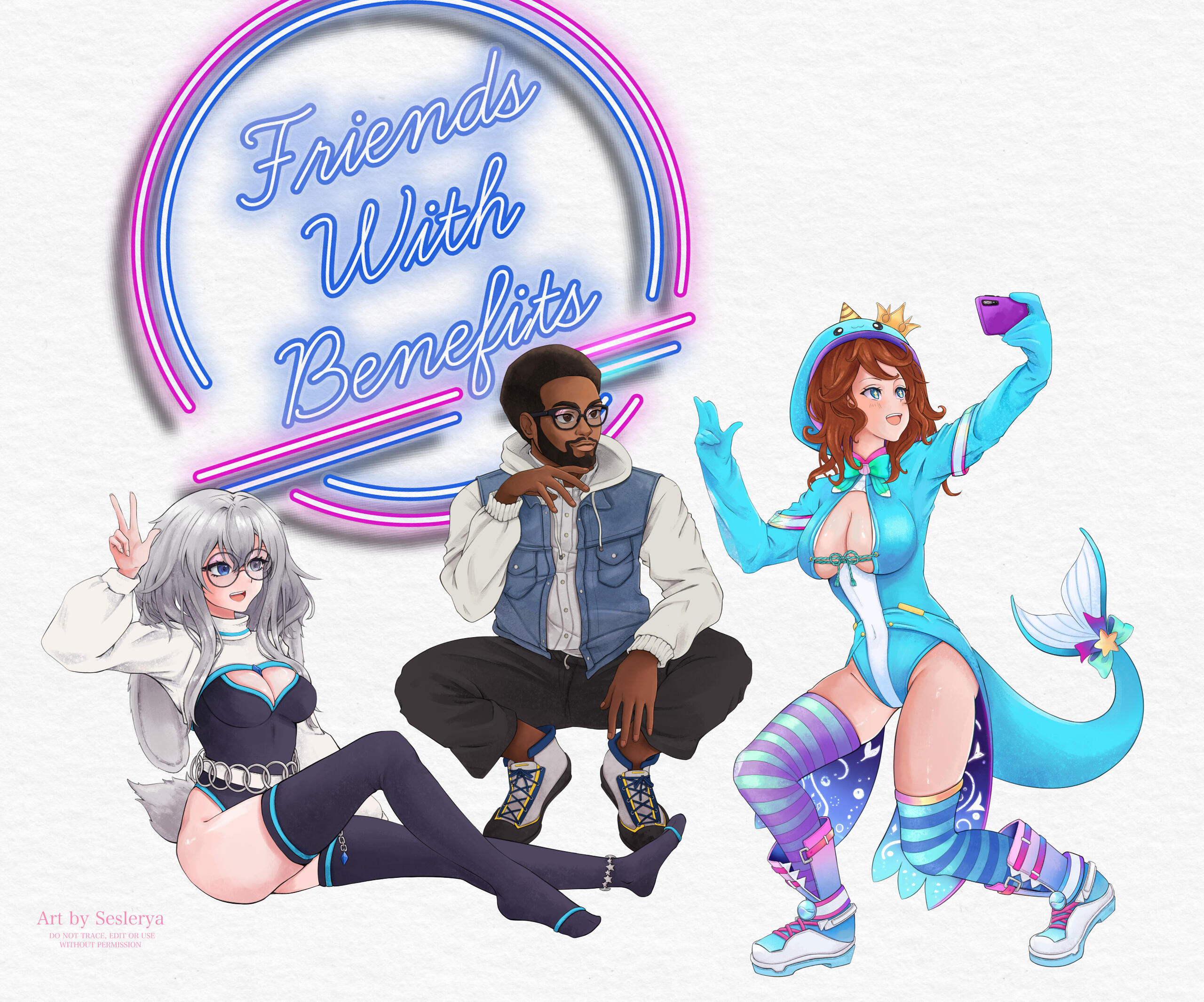 Commission for @NonPlayerChrctr (Twitter/ X) - 2023